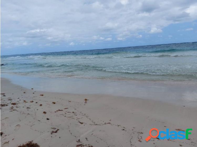 Boca paila-Punta Allen 20588 m2.orilla playa.terreno