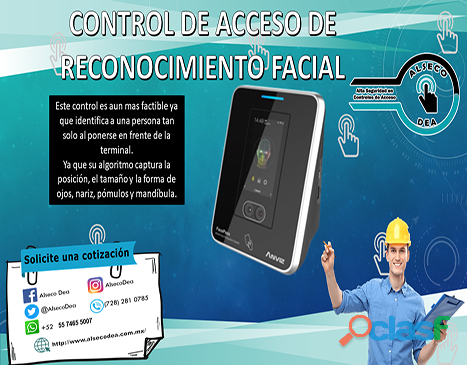 Control de acceso de reconocimiento facial