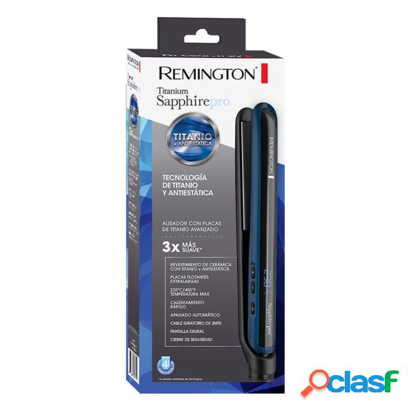 Remington Plancha para Cabello S9510, 230 °C, Negro/Azul