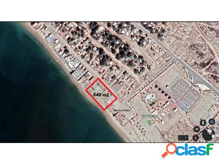 Terreno de 840 m2 a la orilla de la playa en Bahia de Kino