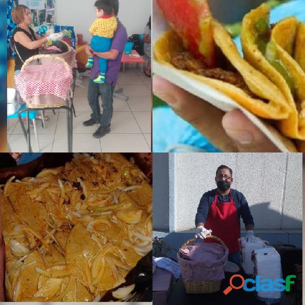 Tacos de Canasta Cesar Para Eventos