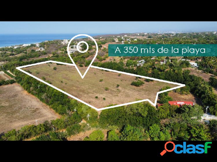 Barra de Colotepec / desde 355 m2 / A 350 mts de la playa
