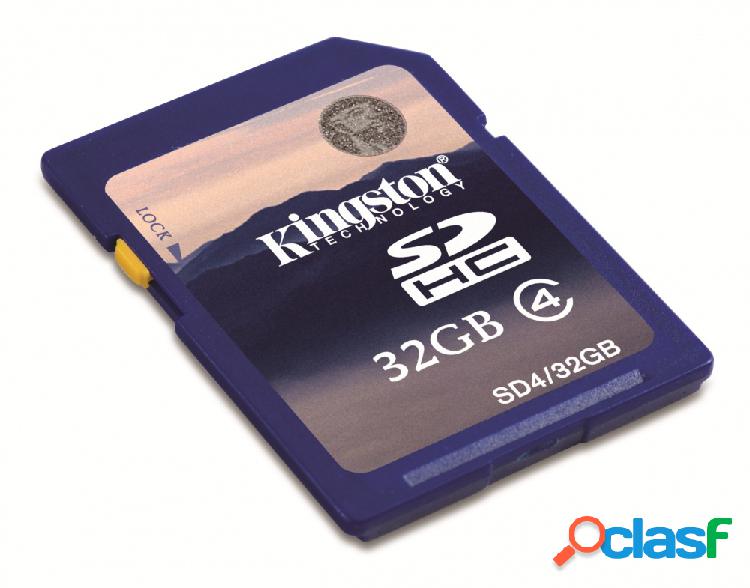 Memoria Flash Kingston, 32GB SDHC Clase 4