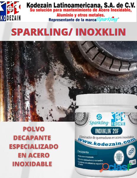 SPARKLING 20F/ INOXKLIN DECAPANTE PARA ACERO INOXIDABLE