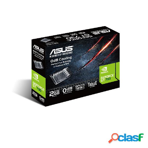 Tarjeta de Video ASUS NVIDIA GeForce GT 730 Low Profile, 2GB