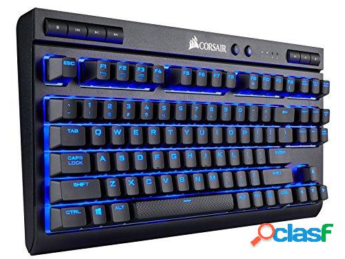 Teclado Gamer Corsair K63 LED Azul, Teclado Mecánico,