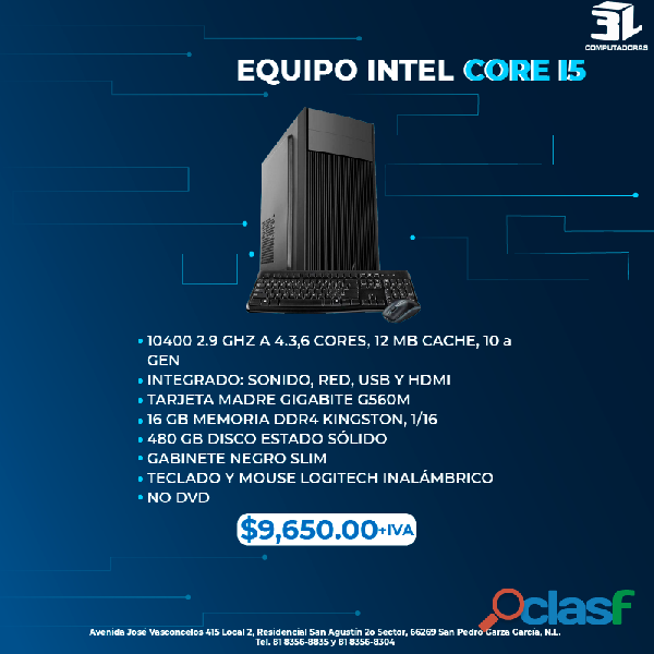 Computadora de escritorio Intel Core i5