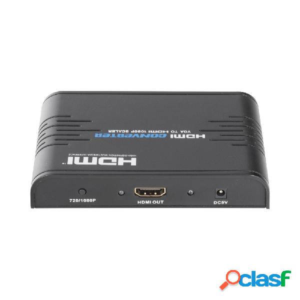 Epcom Convertidor VGA Macho - HDMI Hembra, Negro