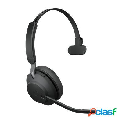 Jabra Monoaural Evolve2 65 UC Mono, Inalámbrico, 1.2