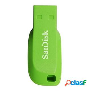 Memoria USB SanDisk Cruzer Blade, 8GB, USB 2.0, Verde