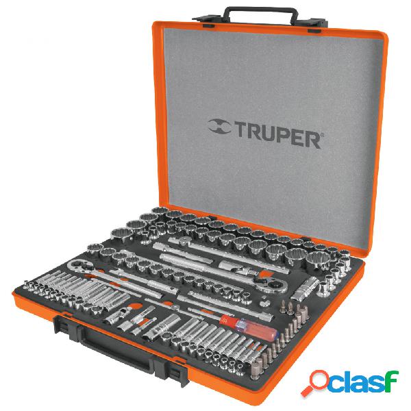 Truper Caja de Herramientas JD-135MP, 135 Piezas, Naranja