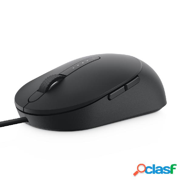 Mouse Dell Láser MS3220, Alámbrico, USB, 3200DPI, Negro