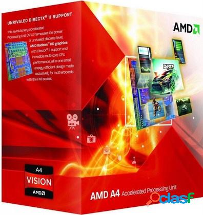 Procesador AMD A4-6300 con Radeon HD 8370D, S-FM2, 3.70GHz