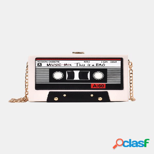 Mujer Dibujos animados Cámara Forma Crossbody Bolsa