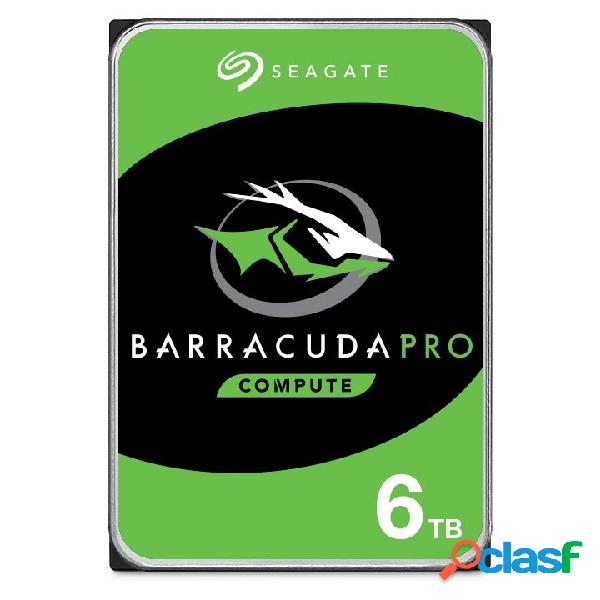 Disco Duro Interno Seagate Barracuda Pro 3.5, 6TB, SATA III,