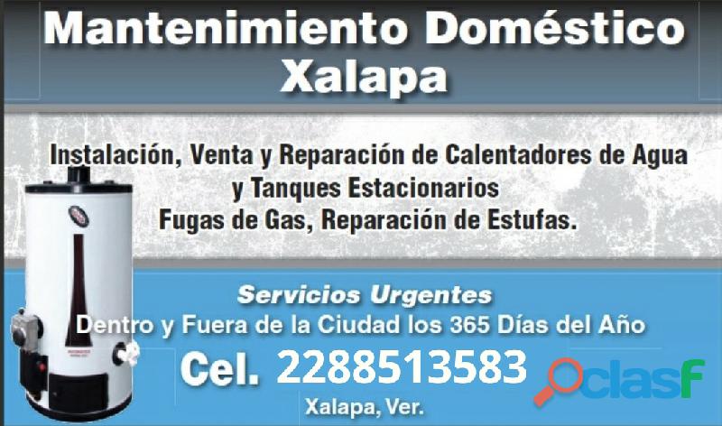 Servicio de reparación de calentadores en Xalapa.