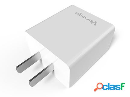 Vorago Cargador para Pared AU-106 V2, 5V, 2x USB 2.0, Blanco