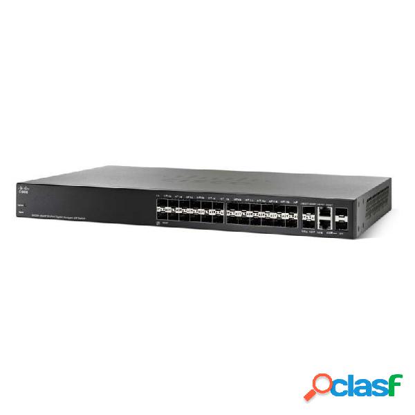 Switch Cisco Gigabit Ethernet SG350-28SFP, 2 Puertos