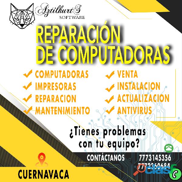 REPARACIÓN DE COMPUTADORAS CUERNAVACA