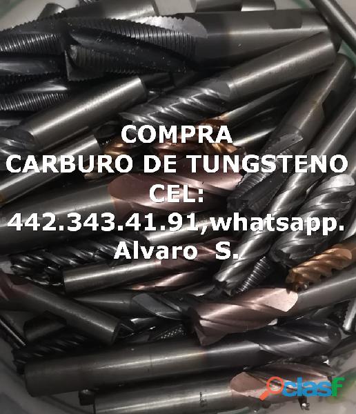 COMPRO CORTADORES DE CARBURO DE TUGSTENO USADOS
