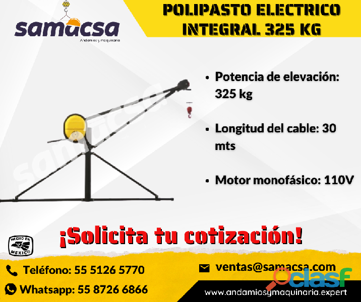 Polipastos ELECTRICOS CAMAC.