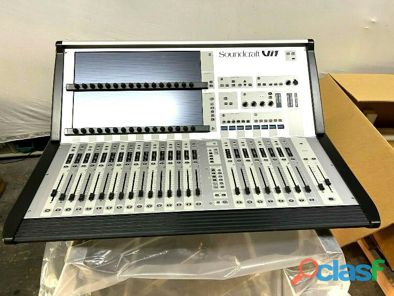 Nueva consola de sonido en vivo Mixer Soundcraft Vi1 digital