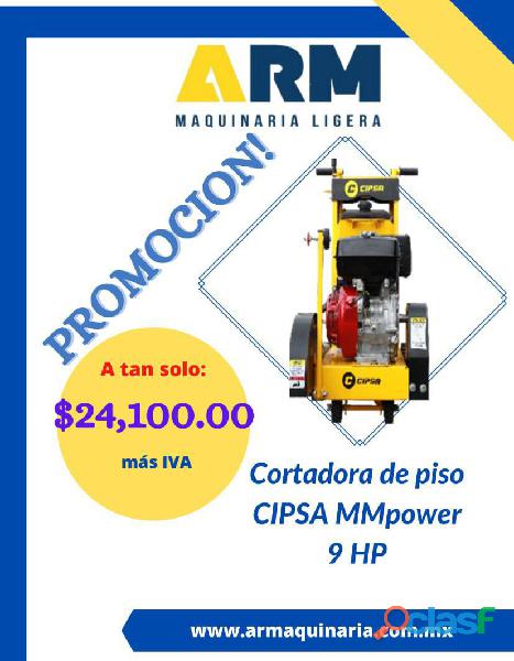 cortadora de piso CIPSA MM power 9 HP promoiones