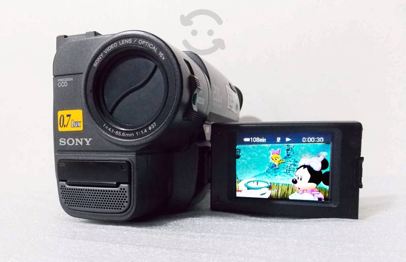 Sony Videocamara 8mm Y Hi8 Mod: Ccd-trv25 Analoga