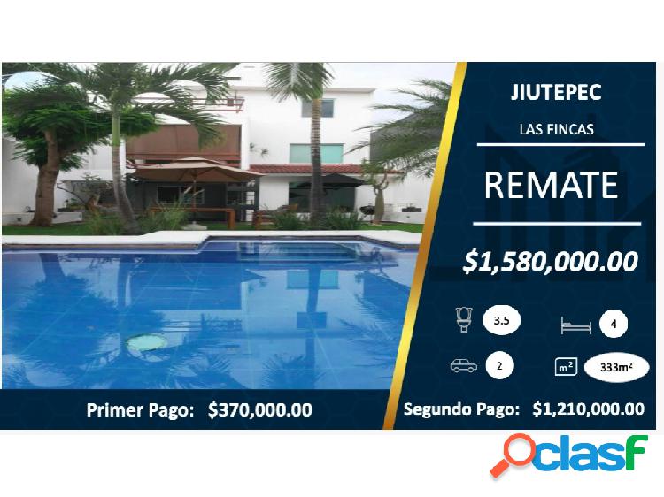 Casa en Las Fincas en REMATE $1,580,000 !!!!