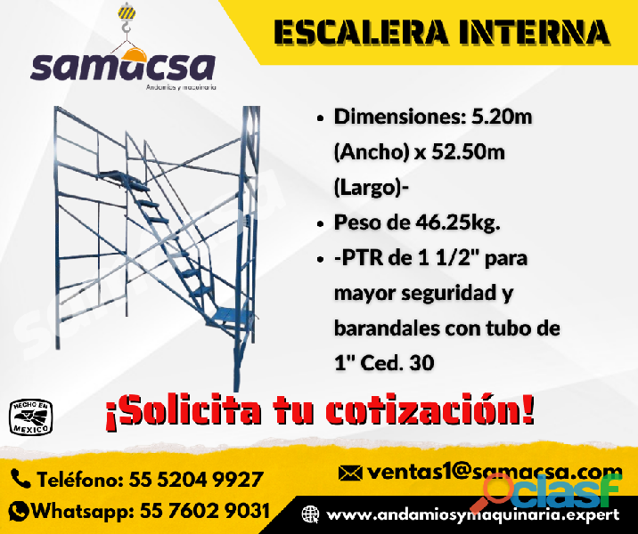 Escaleras Para Torres de Andamios