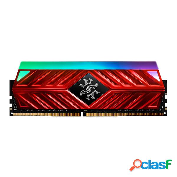 Memoria RAM XPG SPECTRIX D41 Red RGB DDR4, 3000MHz, 8GB,