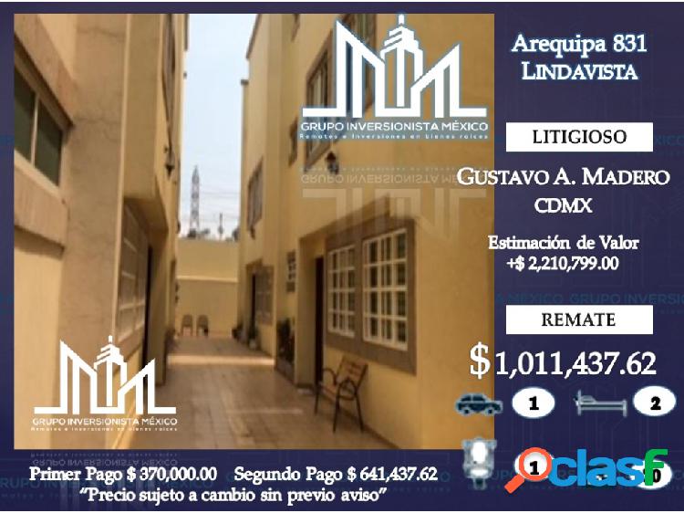 ¡¡¡REMATO EXCELENTE DEPARTAMENTO EN LINDAVISTA!!!