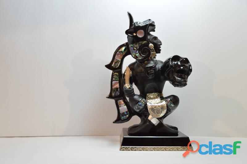 figura decorativa de obsidiana de coleccion