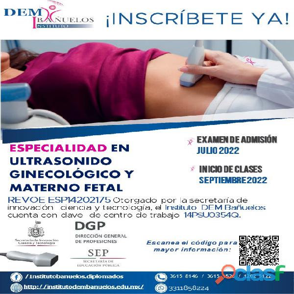 Esp. en USG Ginecologico y Materno Fetal