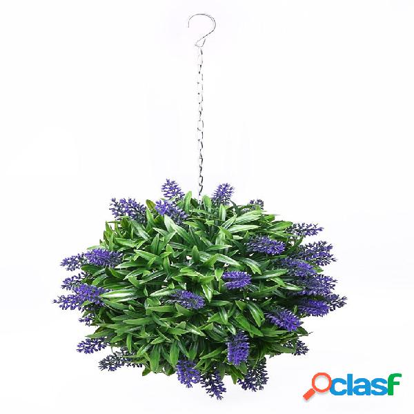 Canasta de jardín Topiary colgante de bola de flor de
