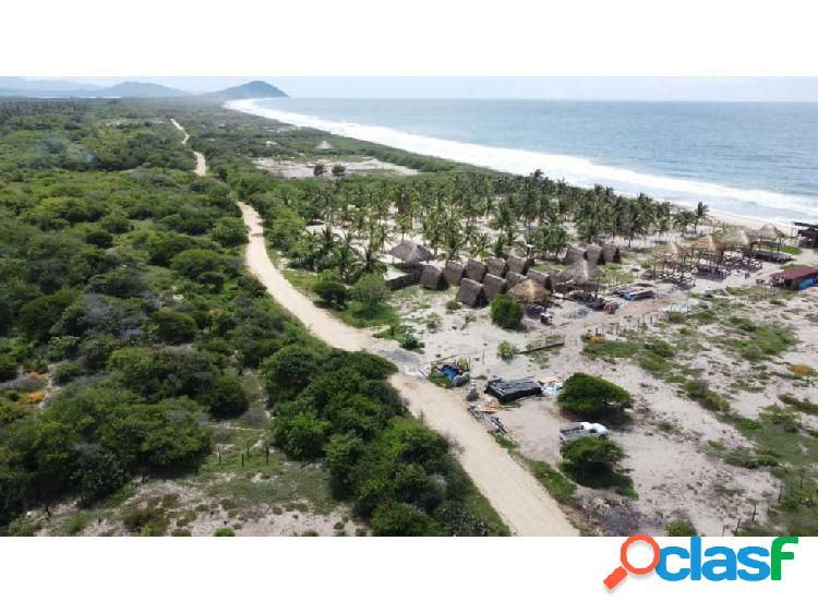Chacahua Oaxaca/ 10,000 m² /Lote Frente de Playa ????