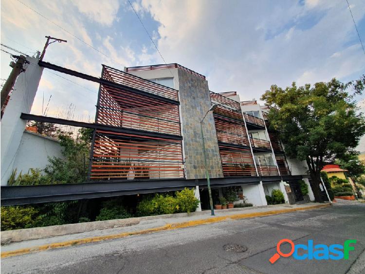 Departamento en RENTA con terraza y balcon en Cuajimalpa