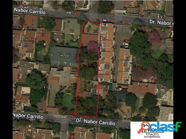 Terreno 1,076 m2 - Nabor Carrillo