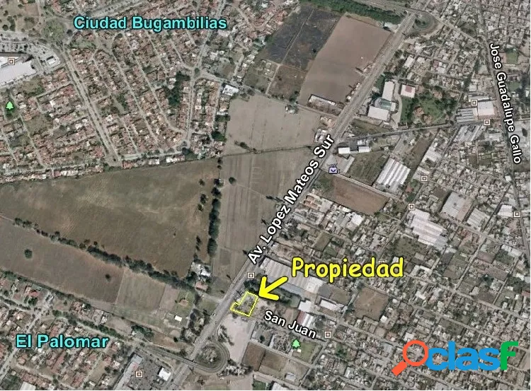Terreno comercial en esquina sobre av Lopez Mateos
