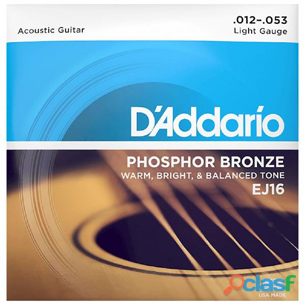 E00074 D'Addario Encordadura Para Guitarra Electroacústica