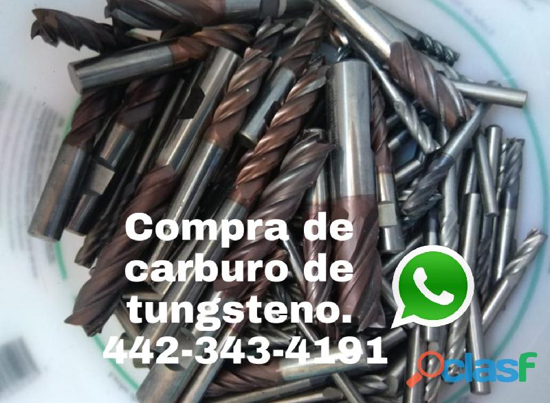 COMPRA BROCAS DE CARBURO DE TUNGSTENO USADAS