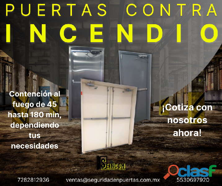 Puertas contra incendio