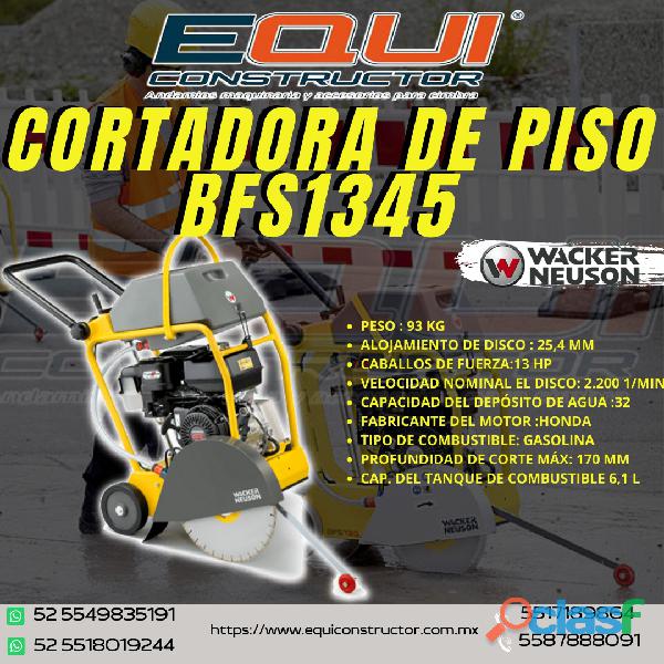 CORTADORA DE PISO WACKER BFS1345