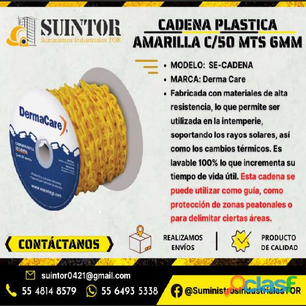 Cadena Plástica Amarilla