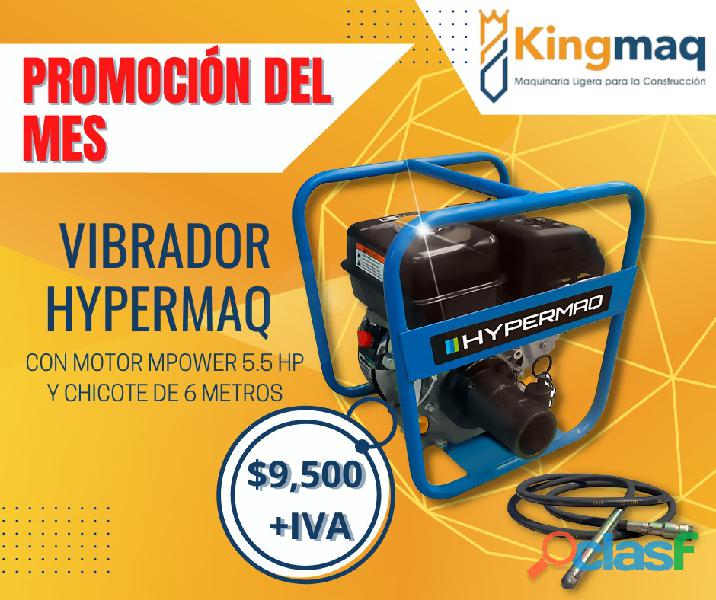 VIBRADOR HYPERMAQ CON MOTOR MPOWER 5.5HP
