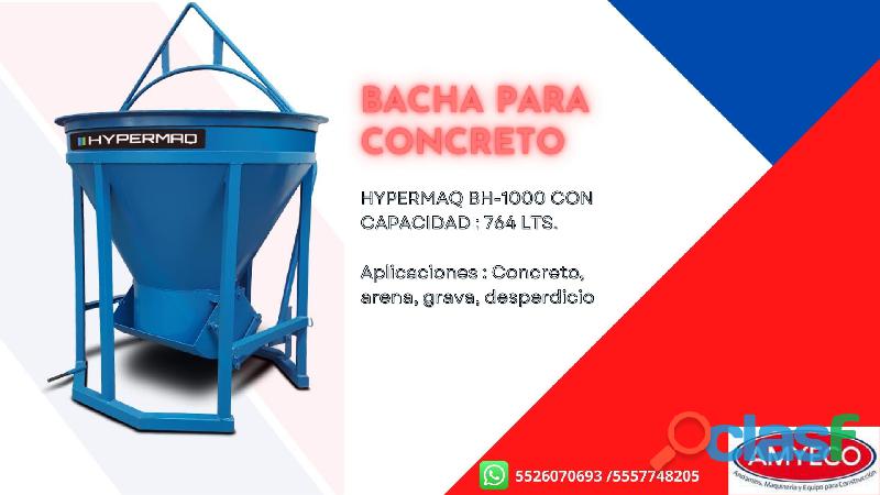 Bacha para concreto BH 1000 AMYECO