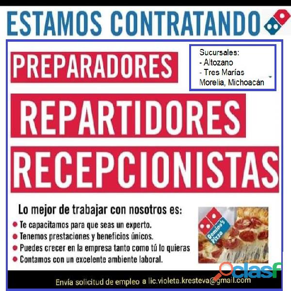 Vacantes en DOMINOS PIZZA