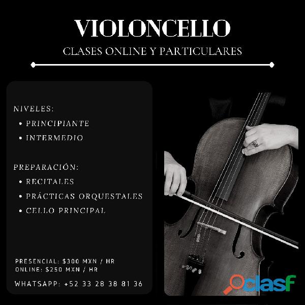 Clases de Cello Violoncello particulares, presenciales y en
