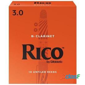 OS00532 Rico RCA1030 Rico Caña 3 Para Clarinete Si Bemol 3