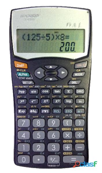 Calculadora Científica Sharp EL 531W + manual de operación
